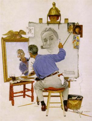 Norman Rockwell Self-Portrait