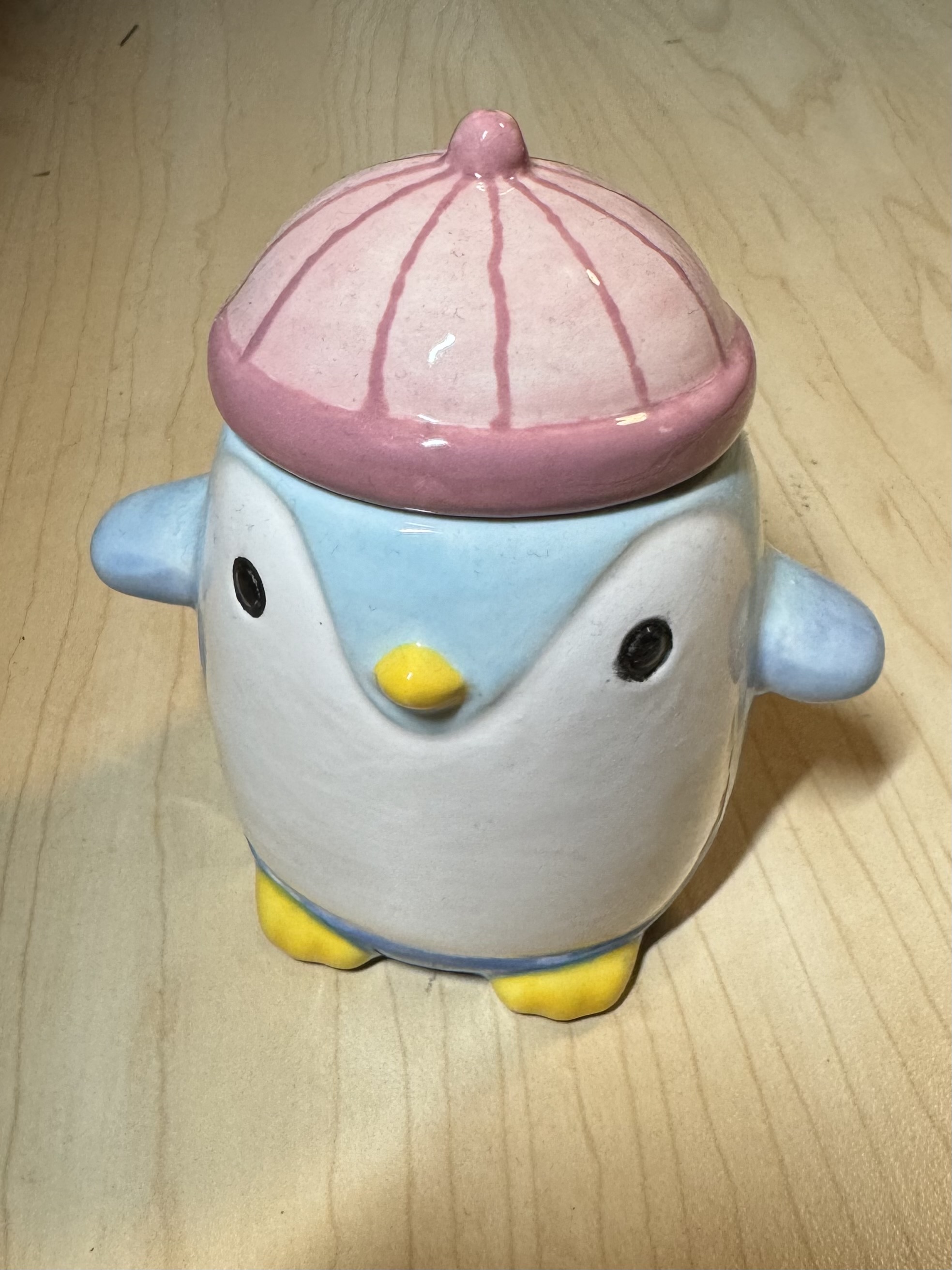 A ceramic penguin